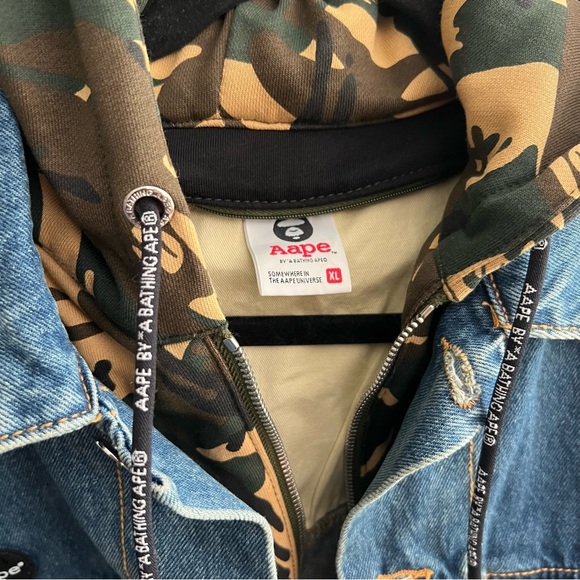 Aape by a Bathing Ape Jean Jacket - Picture 5 of 7